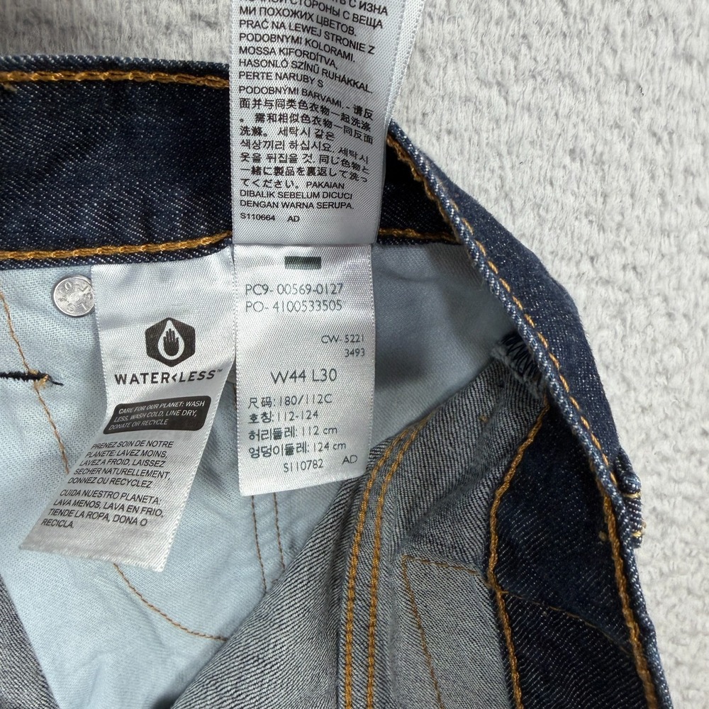 Levis 569 Loose Straight Jeans Mens 44x30 (44x27) Blue Baggy Relaxed Fit Denim - Picture 10 of 12